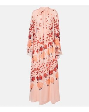 Erdem Robe Aus Seide - Rot