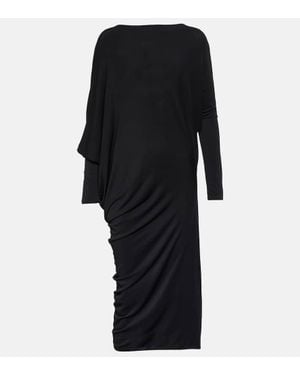 Wolford Crepe Jersey Midi Dress - Blue