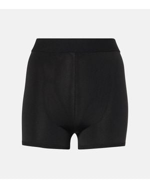 Saint Laurent Bikershorts - Schwarz