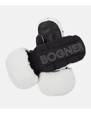 Bogner Manoplas De Esqui Sabina Con Borrego - Negro