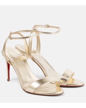 Christian Louboutin Sandali Loubigirl 85 - Bianco