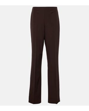Ferragamo Pantaloni Regular - Marrone
