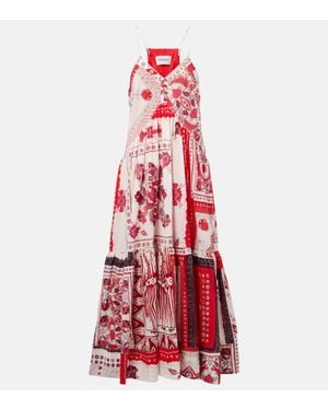 Isabel Marant Sabba Midi Dress - Red