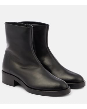 Co. Leather Ankle Boots - Black