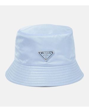 Prada Re-Nylon Fischerhut - Weiß
