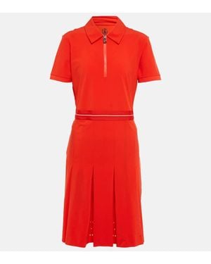 Bogner Vestido De Tenis Corto Jana Plisado - Rojo