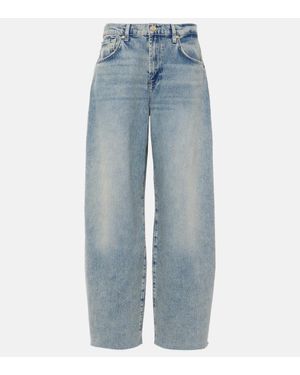 7 For All Mankind Jeans A Gamba Larga Bonnie - Blu