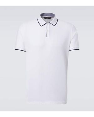 Loro Piana Polohemd Aus Pique - Weiß