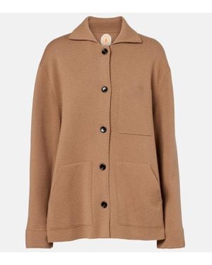 Jardin Des Orangers Wool And Cashmere Jacket - Brown