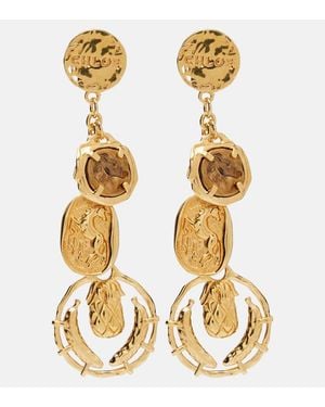 Chloé Pendientes Adornados - Metálico