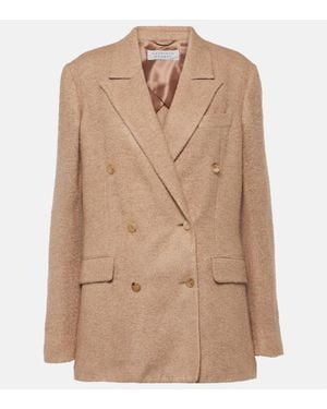 Gabriela Hearst Amergin Boucle Gauze Jacket - Natural
