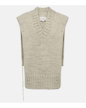 Maison Margiela Pullunder Aus Einem Alpakawollgemisch - Mehrfarbig