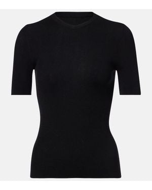KHAITE Top Celina Aus Einem Wollgemisch - Schwarz