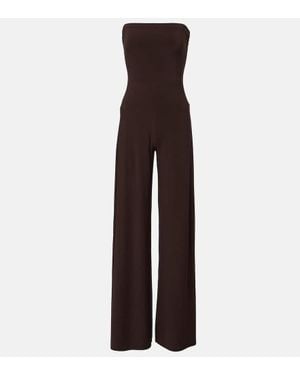 Norma Kamali Jumpsuit Aus Jersey - Lila
