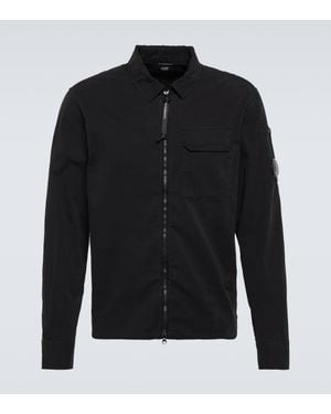 C.P. Company Cotton Gabardine Shirt - Black