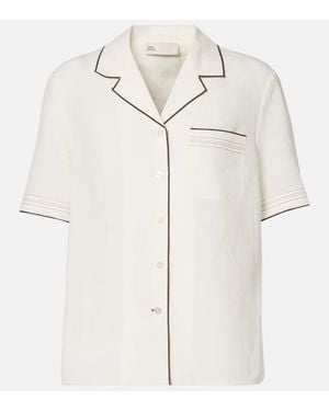 Tory Burch Short-Sleeved Shirt - Natural