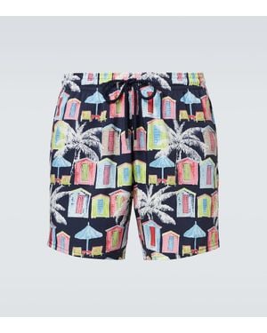 Vilebrequin Bedruckte Badehose - Blau