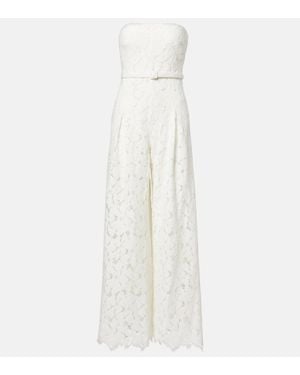 Jonathan Simkhai Jumpsuit Rebecca Aus Spitze - Weiß