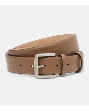 Max Mara Guertel 35 Aus Leder - Braun