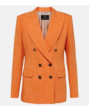Etro Blazer Doppiopetto - Arancione