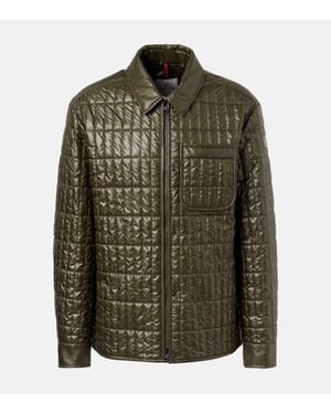 Moncler Wattierte Hemdjacke Madiere - Grün