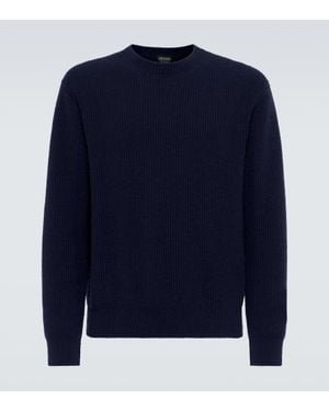 ZEGNA Pullover Aus Kaschmir - Blau