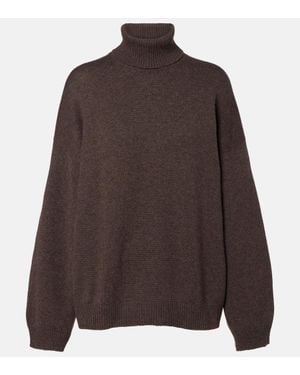 Brunello Cucinelli Rollkragenpullover Monili Aus Kaschmir - Braun