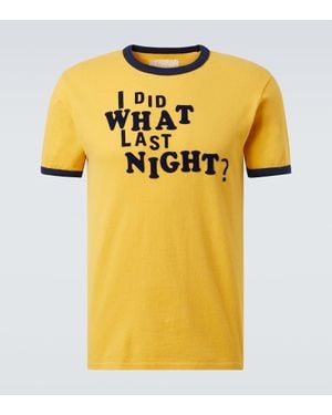ERL Cotton Jersey T-Shirt - Yellow