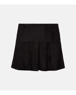 Isabel Marant Minirock Dilara Aus Veloursleder - Schwarz