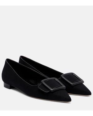 Manolo Blahnik Ballerinas Maysale - Schwarz