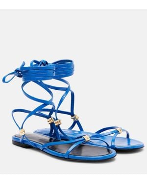 Proenza Schouler Sandalen Coil Aus Leder - Blau