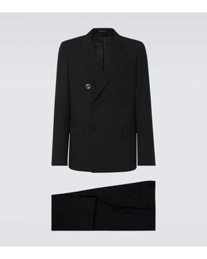 Gucci Interlocking G Wool Suit - Black