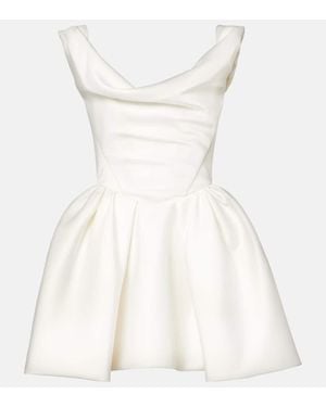 Vivienne Westwood Bridal Bagatelle Satin Minidress - Natural