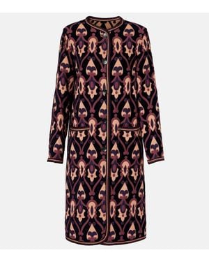 Etro Bedruckter Mantel - Rot