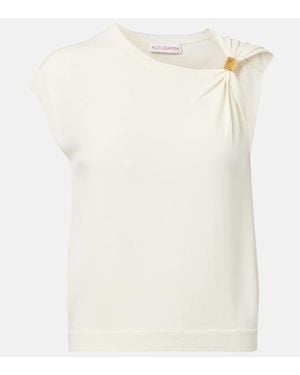 Altuzarra Top Asymetrique - Blanc