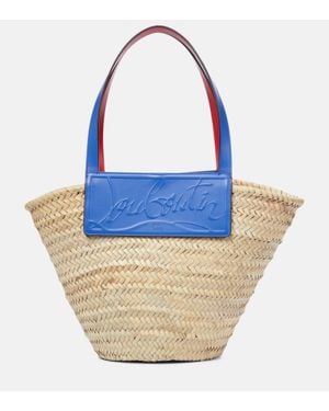 Christian Louboutin Tote Loubishore Mit Leder - Blau