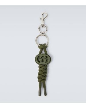 Gucci Interlocking G Key Chain - Green