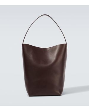 The Row Tote N/S Park Large Aus Leder - Braun