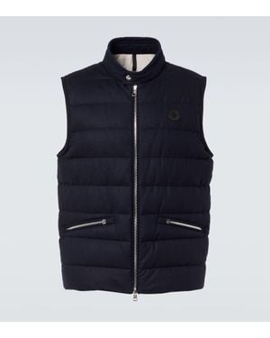 Moncler Gallienne Down Vest - Blue