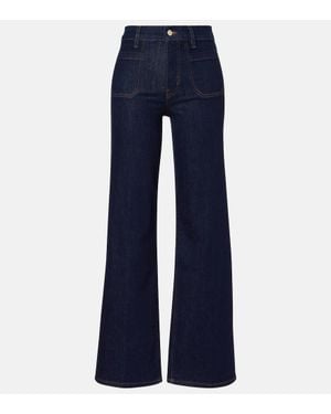 FRAME Jeans Anchos Le Slim Palazzo - Azul