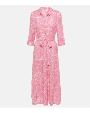 Heidi Klein Abito Chemisier Ischia Con Stampa - Rosa