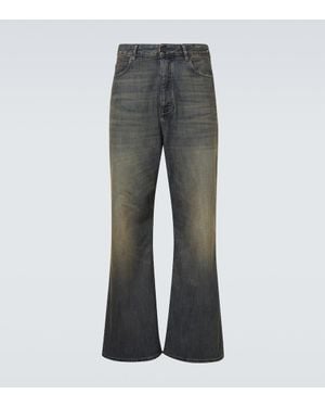 Balenciaga Low-Rise Flared Jeans - Grey