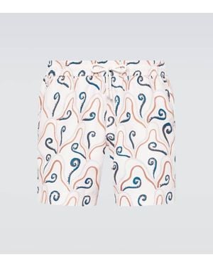 Commas Badeshorts Classic - Weiß