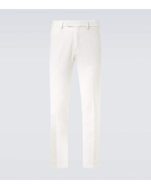 Thom Sweeney Straight Chinos - White