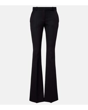 McQueen Pantaloni Flared - Blu