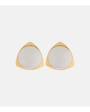 Saint Laurent Orecchini A Scudo - Metallizzato