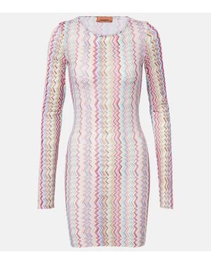 Missoni Zig Zag Minidress - Pink