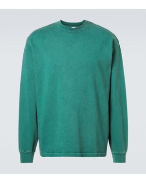 A.PRESSE Vintage Cotton Jersey T-Shirt - Green