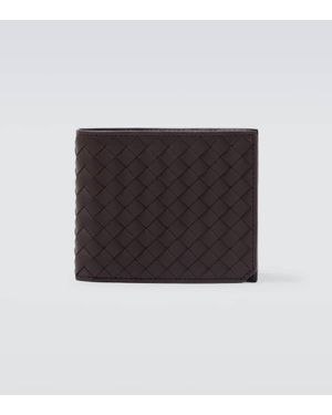 Bottega Veneta Portemonnaie Intrecciato Aus Leder - Schwarz
