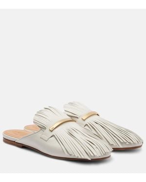 Tod's Mules Sabbot - Bianco
